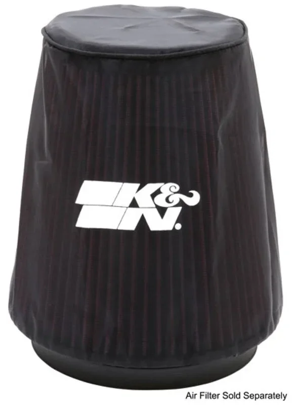 K&N Universal P Dry charger Round Tapered Air Filter Wrap Black0.05 lb