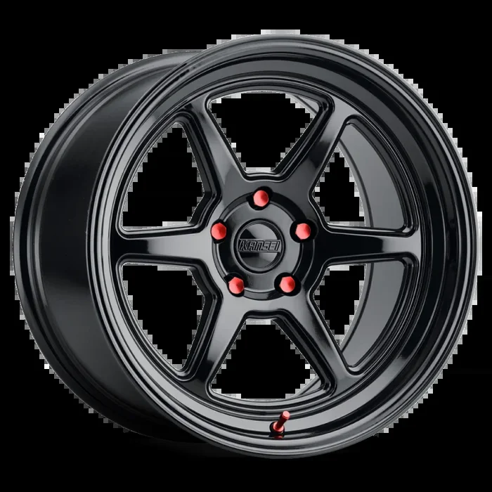 Kansei K14B Roku 18×10.5in / 5×108 BP / 12mm Offset / 63.4mm Bore – Gloss Black Wheel