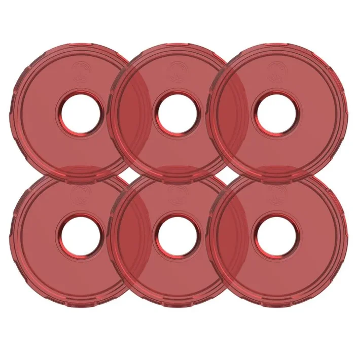 KC HiLiTES Cyclone V2 LED – Replacement Lens – Red – 6-PK0.15 lb