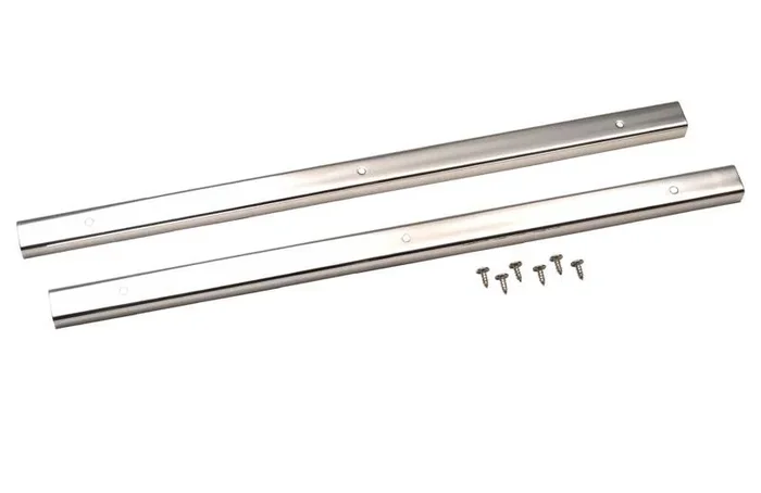Kentrol 76-95 Jeep CJ7 Wrangler YJ Entry Guards Pair – Polished Silver2.3 lb