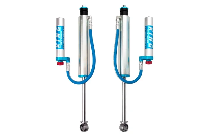 King Shocks 98-02 Toyota Land Cruiser 100 Rear 2.5 Dia Remote Res Shock w/Adjuster (Pair)