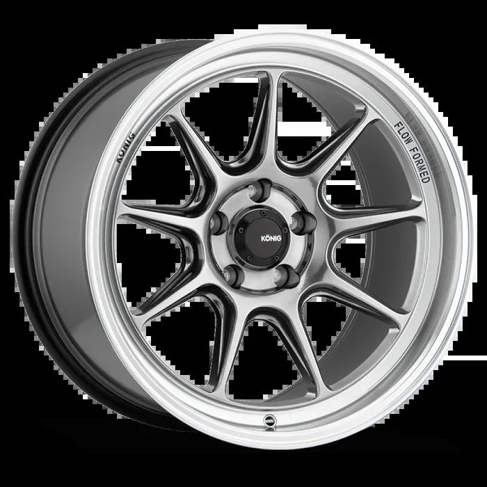 Konig Countergram 15×9 4×100 ET35 Hyper Chrome / Machined Lip