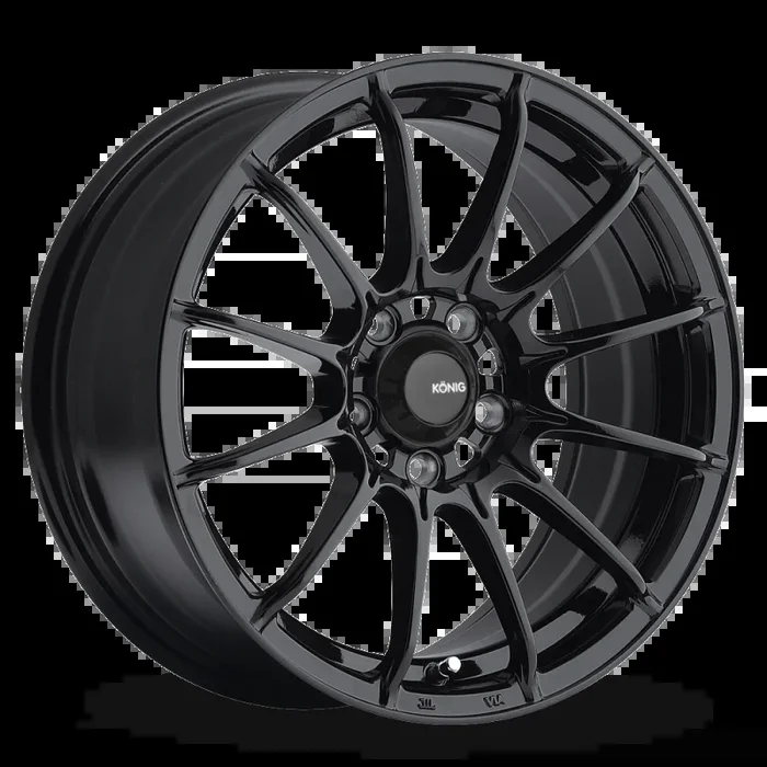 Konig Dial In 15×7 4×100 ET35 Gloss Black