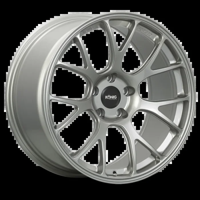 Konig Forged F1M 19X12.5 5X120.65 ET56 Ash Silver Knurled Bead