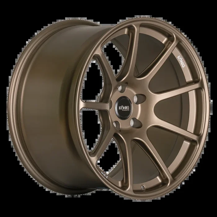 Konig Forged F5R 18×12 5×114.3 ET20 Satin Bronze Wheel (Knurled Bead)