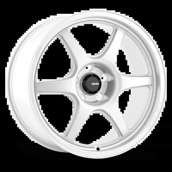 Konig Hexaform 18X9.5 5X114.3 ET35 Gloss White Flow Formed
