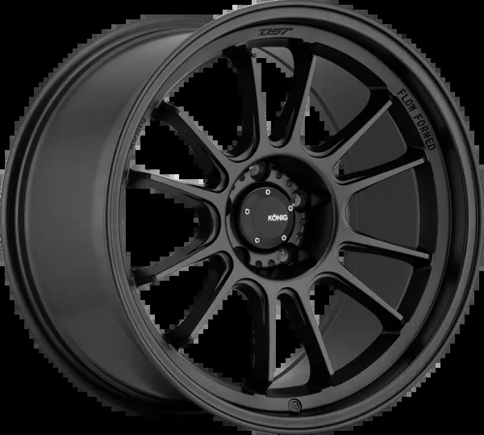 Konig Hypergram 18×11 5×120 ET25 Matte Black Wheel