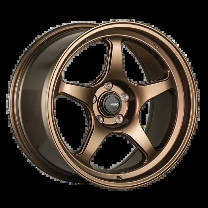 Konig Hyperspec 17×8 5×100 ET40 Matte Bronze Wheel (Knurled Bead)