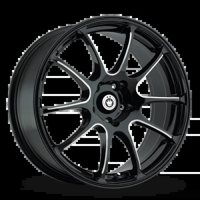 Konig Illusion 18×8 5×114.3 ET35 Black/Ball Cut Machine