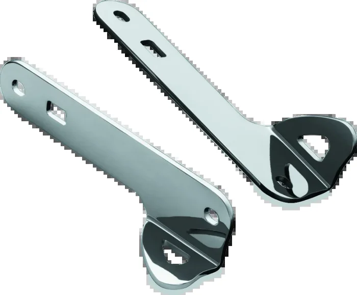 Kuryakyn Custom Teardrop Tie-Down Brackets 14-Up Touring Chrome