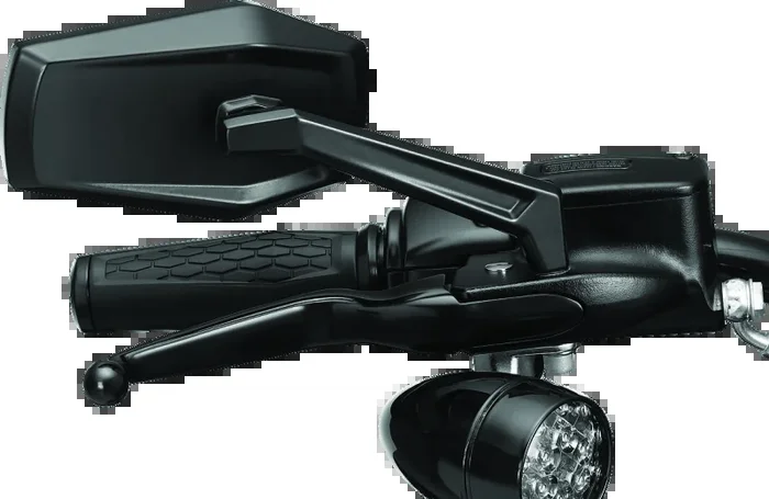 Kuryakyn Hex Mirrors Satin Black