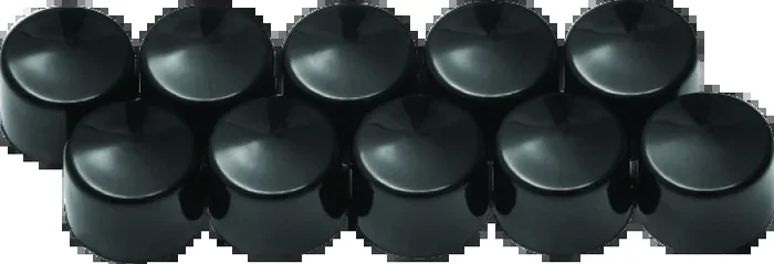 Kuryakyn Kool Kaps Gloss Black 1/4inch Allen Head