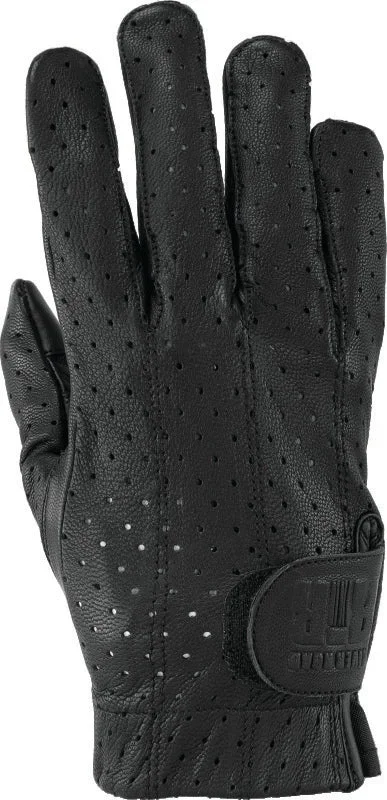 Kuryakyn Leather By River Road Tucson Leather Perforated Gloves Black – XL