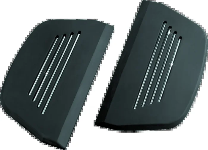 Kuryakyn Premium Passenger Board Inserts 86-Up Touring Models Black
