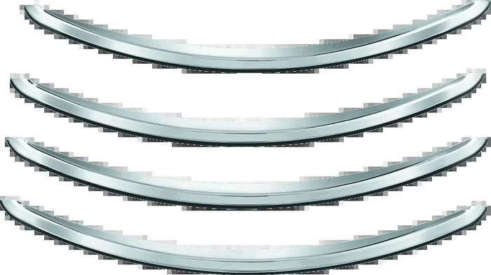 Kuryakyn Rear Fender Accents FLHX & FLTR Models Chrome