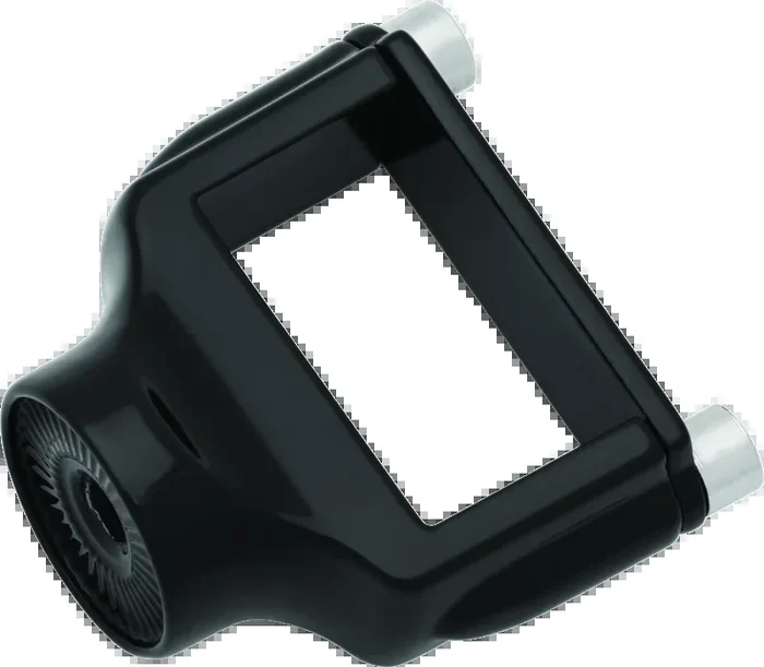 Kuryakyn Side Mount License Plate Holder Clamp 86-22 XL Models Gloss Black0.5 lb