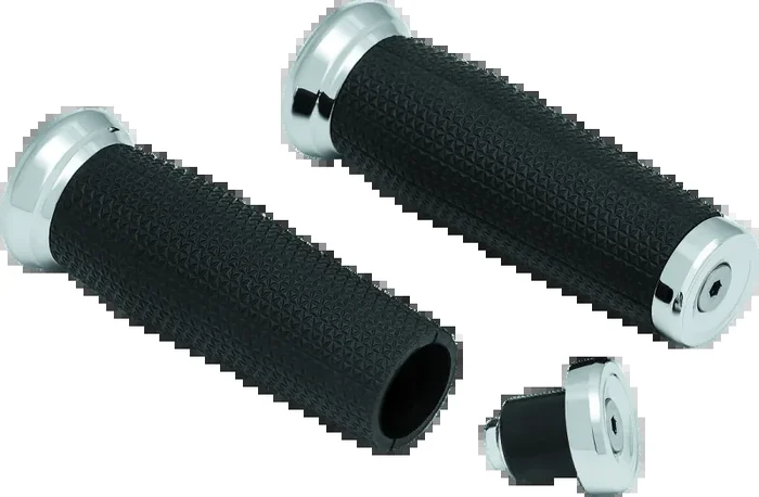 Kuryakyn Thresher Grip Metric Chrome