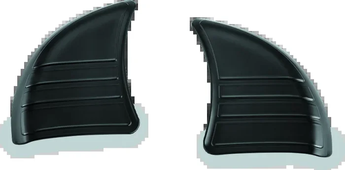 Kuryakyn Tri-Line Inner Fairing Cover Plates Gloss Black