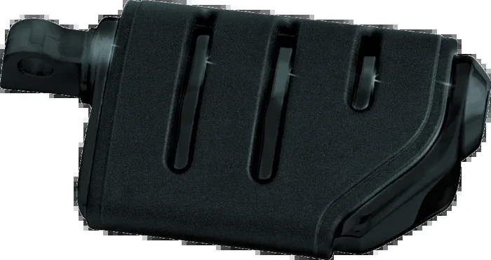 Kuryakyn Trident Dually Peg With Male Adapter Gloss Black