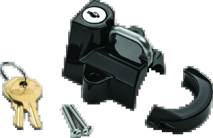Kuryakyn Universal Helmet Lock 1-1/4-1-1/2 Black