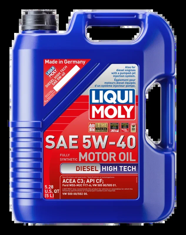 LIQUI MOLY 5L Diesel High Tech Motor Oil 5W40