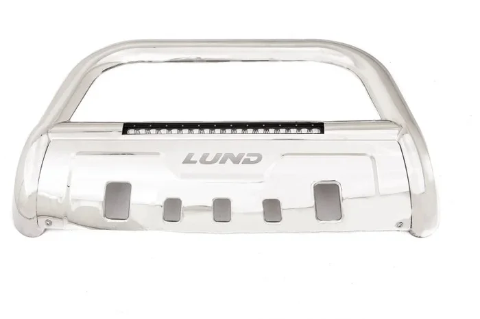 Lund 11-17 Chevy Silverado 2500 Bull Bar w/Light & Wiring – Polished
