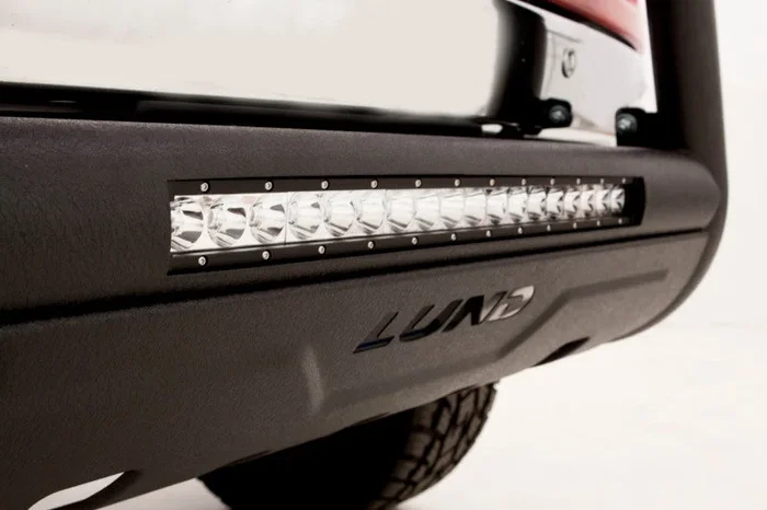 Lund 16-17 Nissan Titan XD Bull Bar w/Light & Wiring – Black