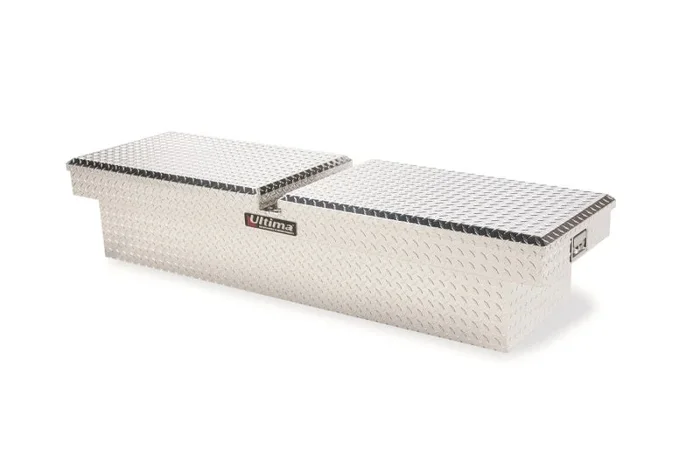 Lund 82-05 Chevy S10 (Long Bed) Ultima Dual Lid Gull Wing Crossover Tool Box – Brite