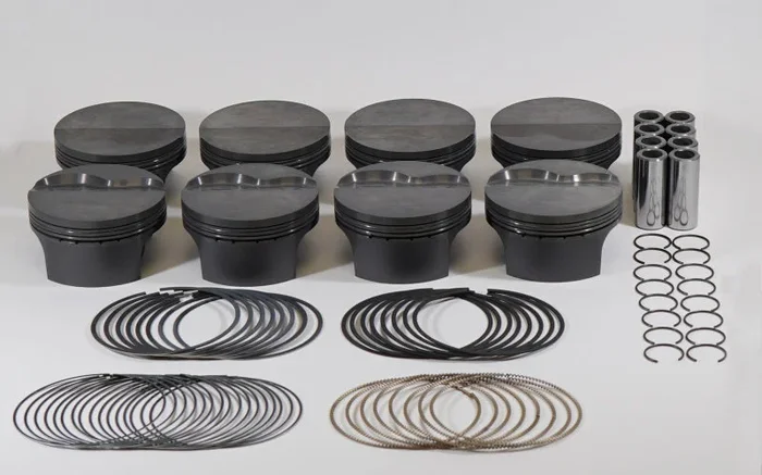 Mahle MS Piston Set GM LSX 431cid 4.080×1.050RCH 4.125 Stk 6.125 Rod .927 Pin -5.8cc 11.5CR Set of 8