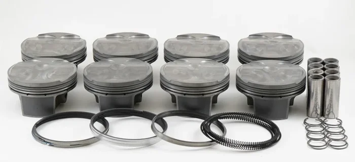 Mahle MS Piston Set of 8 Ford 5.2L Voodoo 315cid 3.710in Bore 3.661 Stk 5.9 Rod