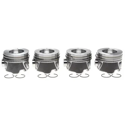 Mahle Original/Clevite Piston Set w/Rings 4pk GM 6.6L Duramax RH