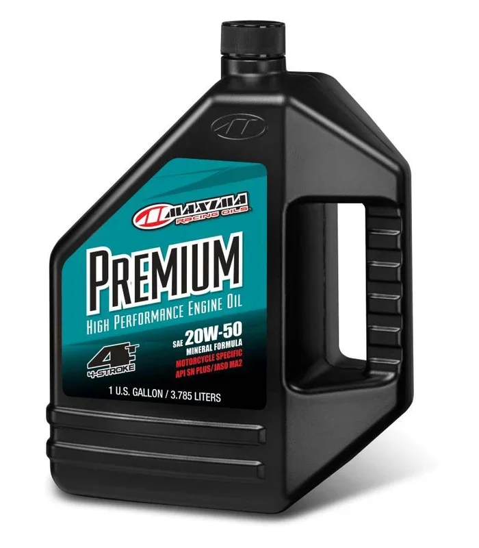 Maxima Premium 4T 20W50 Mineral Engine Oil – 128oz32.5 lb