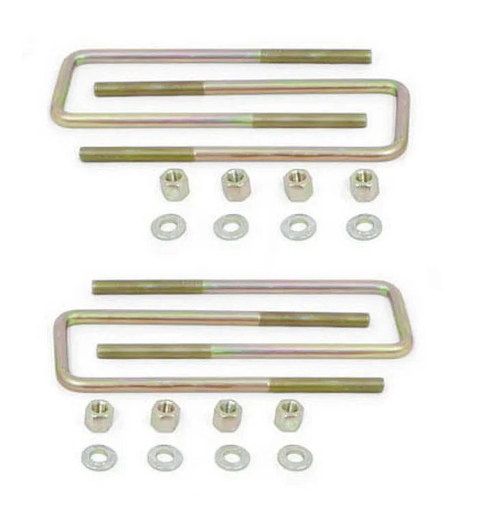 MaxTrac Rear U-Bolts for 1in/1.5in Lift Blocks – 8.75in x 2.622in x 9/16in – Set of 4
