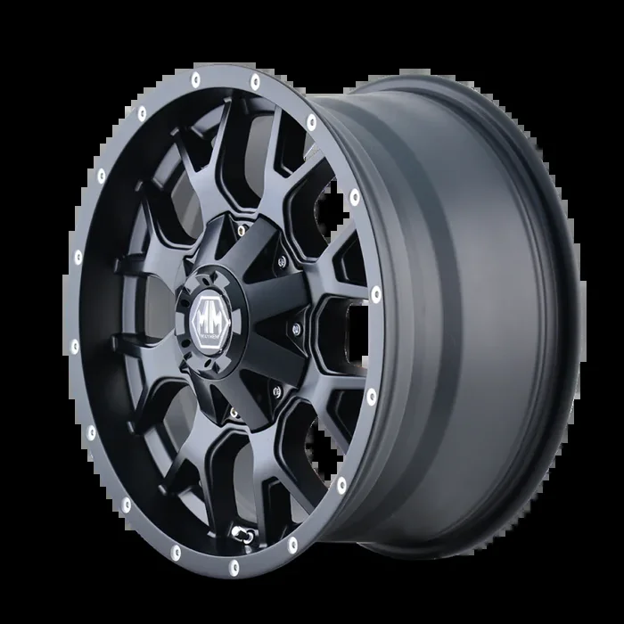 Mayhem 8015 Warrior 18×9 / 6×120 BP / 18mm Offset / 78.1mm Hub Matte Black Wheel