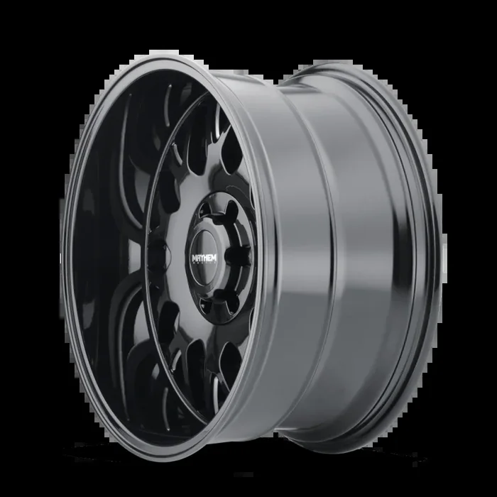 Mayhem 8110 Tripwire 20×10 / 6×139.7 BP / -19mm Offset / 106mm Hub Black w/ Milled Spokes Wheel