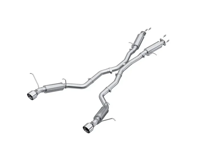 MBRP 2012+ Jeep Grand Cherokee SRT 6.4L 3in Dual Rear Exit Aluminized Catback Exhaust – T304 Tips