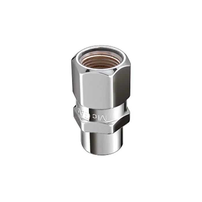 McGard Hex Lug Nut (Drag Racing Short Shank) 1/2-20 / 13/16 Hex / 1.6in. Length (4-Pack) – Chrome