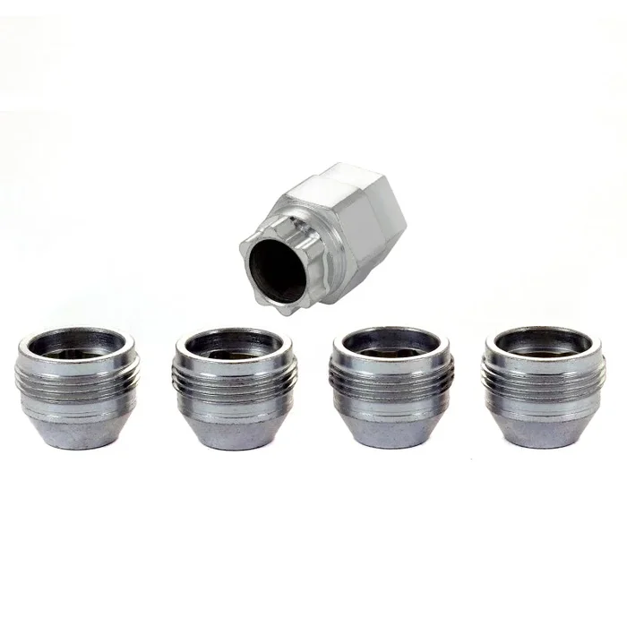 McGard Wheel Lock Nut Set – 4pk. (Under Hub Cap / Cone Seat) M12X1.5 / 19mm & 21mm Hex / .775in. L0.6 lb