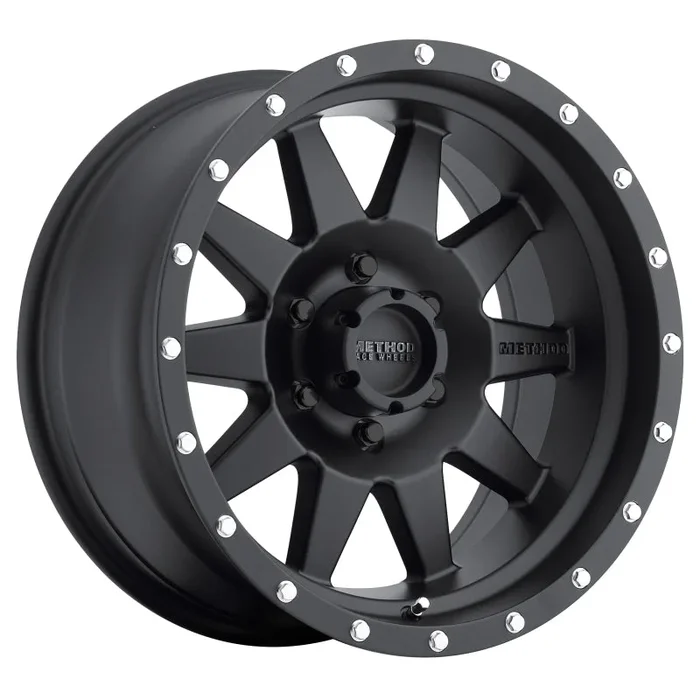 Method MR301 The Standard 16×7 0mm Offset 6×5.5 108mm CB Matte Black Wheel