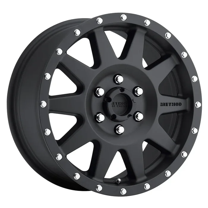 Method MR301 The Standard 17×7.5 +50mm Offset 6×130 84.1mm CB Matte Black Wheel