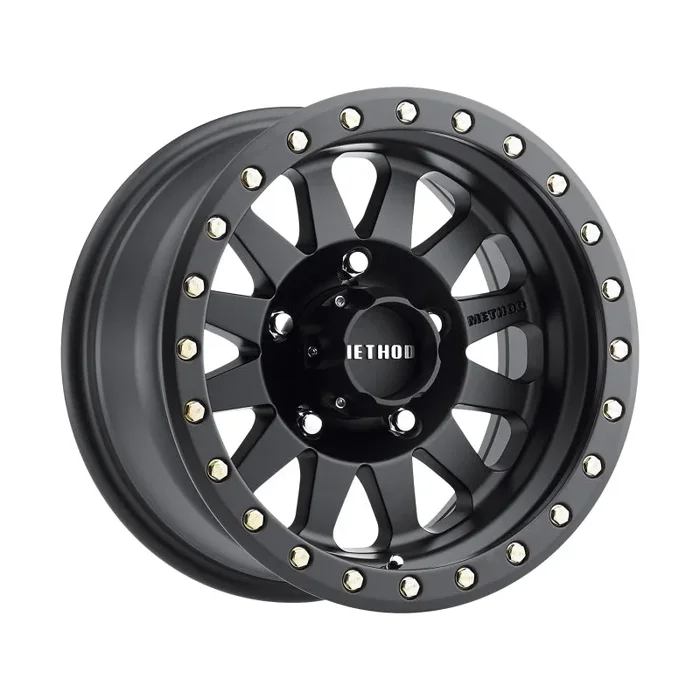 Method MR304 Double Standard 15×8 -24mm Offset 5×5.5 108mm CB Matte Black Wheel