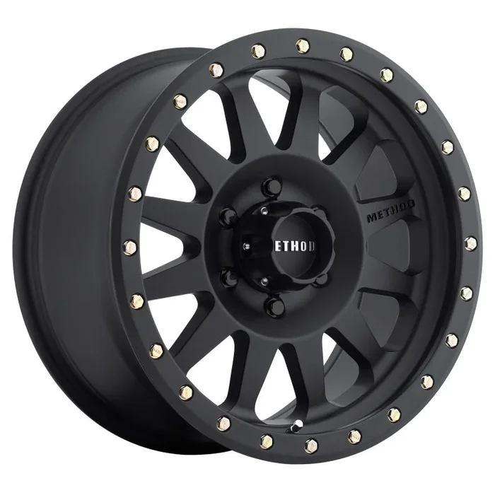 Method MR304 Double Standard 17×8.5 0mm Offset 6×135 94mm CB Matte Black Wheel