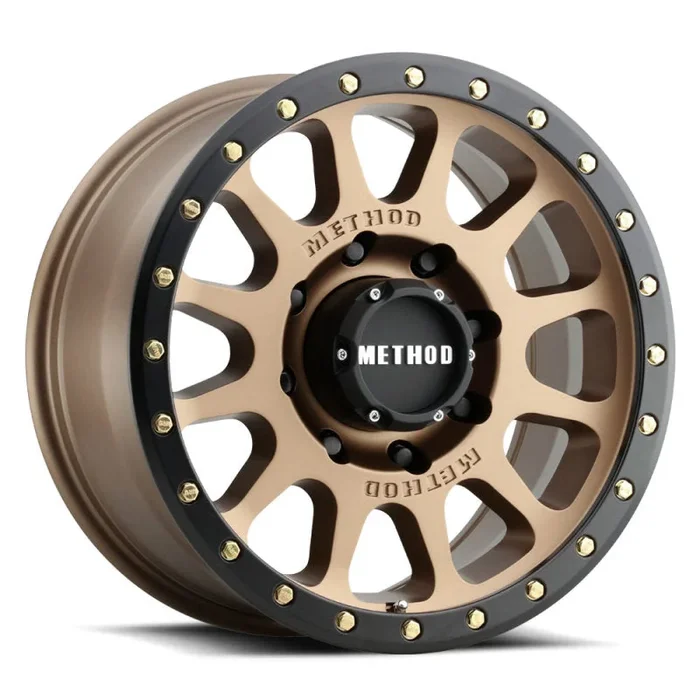 Method MR305 NV HD 18×9 +18mm Offset 8×180 130.81mm CB Method Bronze/Black Street Loc Wheel