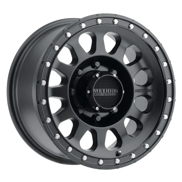 Method MR315 18×9 +18mm Offset 8×170 130.81mm CB Matte Black Wheel