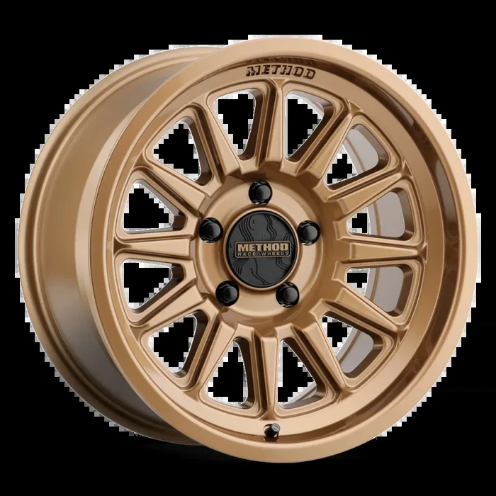 Method MR323 17×9 / 5×5 BP / -38ET / 3.47in BS / 71.5mm CB – Gloss Bronze Wheel