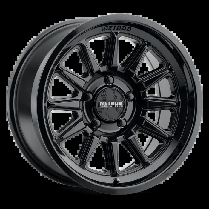 Method MR323 18×9 / 8×170 BP / 12ET / 5.44in BS / 130.81mm CB – Gloss Black Wheel