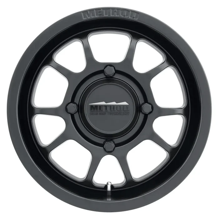 Method MR409 Bead Grip 15×7 / 4+3/13mm Offset / 4×156 / 132mm CB Matte Black Wheel