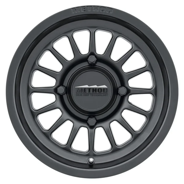 Method MR411 Bead Grip 15×7 / 5+2/38mm Offset / 4×136 / 106.25mm CB Matte Black Wheel