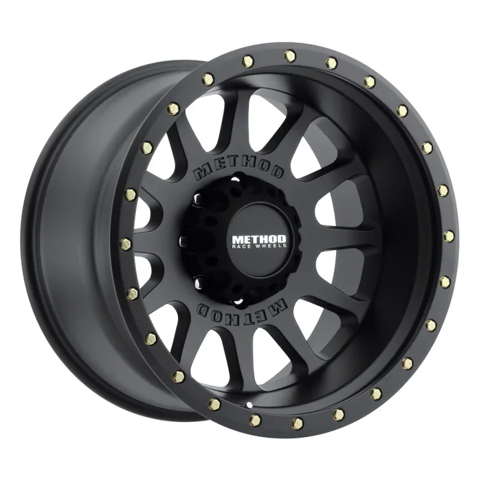 Method MR605 NV 20×10 -24mm Offset 8×6.5 121.3mm CB Matte Black Wheel
