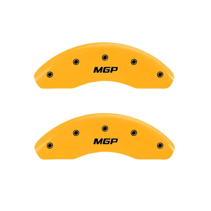MGP 2 Caliper Covers Engraved Front MGP Yellow Finish Black Characters 2007 Chevrolet HHR
